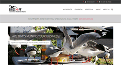 Desktop Screenshot of birdsoff.com.au